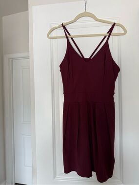 Halara Burgundy romper